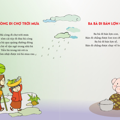 Sách Tuyển Tập Truyện, Thơ, Đồng Dao Cho Bé 0-6 Tuổi Giúp Bé Phát Triển Ngôn Ngữ Và Giao Tiếp