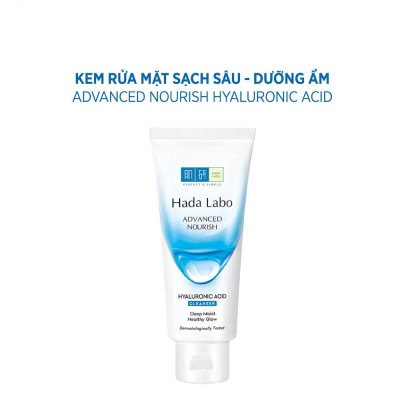 Kem Rửa Mặt Dưỡng Ẩm Tối Ưu Hada Labo Advanced Nourish 80g