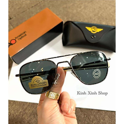 Kính râm thời trang phi công Cơn Ao Mắt thủy tinh kim cương