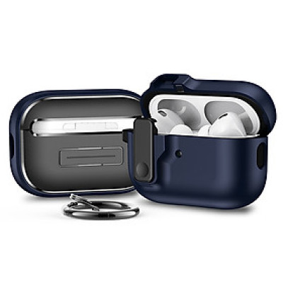 Ốp Case bảo vệ Kai.N Pop Up Cover có khoá cho Airpods 4 kèm móc treo_ Hàng Chính Hãng