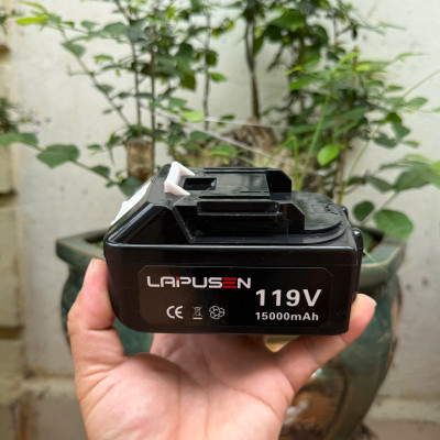 Pin máy cắt cỏ cầm tay dùng pin LAPUseᵰ pin dự phòng 10cell dung lượng 15000mAh - CHÂN PIN THÔNG DỤNG