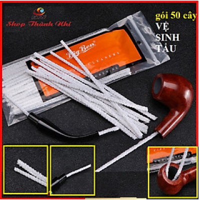 Gói 50 que bông vệ sinh tẩu thuốc 