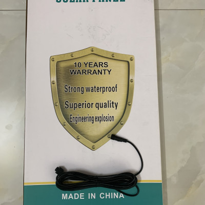 [Tặng dây 5m] Tấm Pin Năng Lượng Mặt Trời Mono 40W, 6V dùng cho Đèn Năng Lượng Mặt Trời