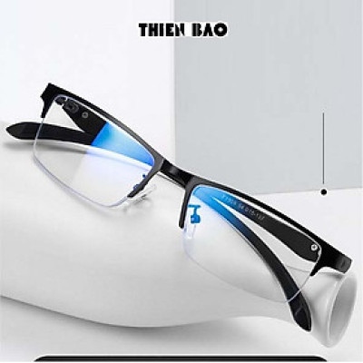 Gọng kính thời trang NAM NỮ 0 độ ( Có bán độ lão thị, viễn thị trung niên) nửa viền thể thao cực đẹp KT17 tròng Nhật bản cao cấp loại I nhẹ nhàng thoải mái