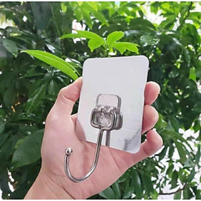 Móc Inox Dán Tường Chịu Lực Móc Treo Đồ Nặng Dán Tường Chất Lượng Cao