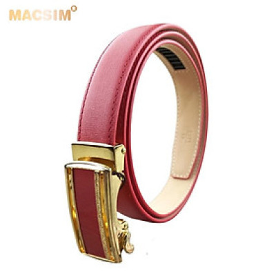 Thắt lưng nữ da thật cao cấp nhãn hiệu Macsim ts006