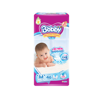 Tã dán Bobby Fresh siêu thấm - khô thoáng