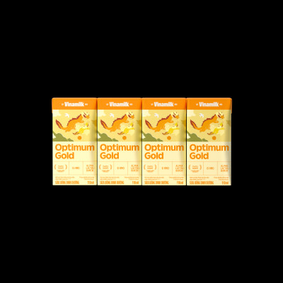 Thùng 48 Hộp Sữa Bột Pha Sẵn Vinamilk Optimum Gold 110ml