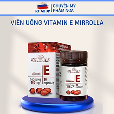 Lọ E đỏ Nga Mirrolla 400mr hũ 30v