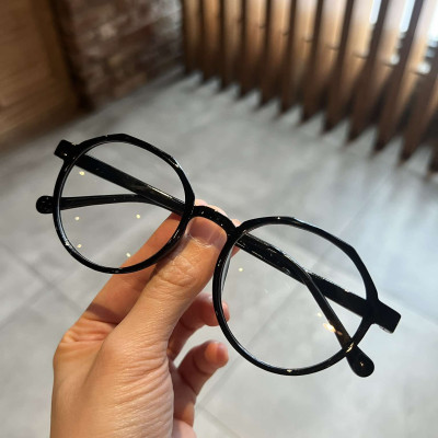 Kính Mắt tròn gọng nhựa nhẹ cho nam nữ