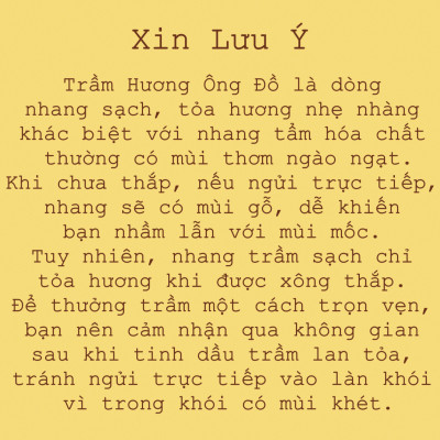 Nhang Trầm Hương 30cm, Loại Dịu Nhẹ, Nhang Sạch Thuần Thiên Nhiên