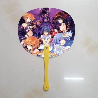 Qụat cầm tay in ảnh 2 mặt khác nhau Date A Live