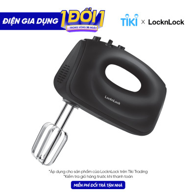 Máy đánh trứng Lock&Lock Hand Mixer EJM501DGRY 250-300W - Hàng chính hãng