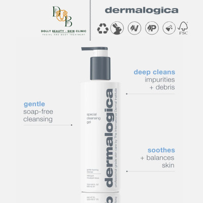 Sữa rửa mặt không xà phòng dành cho da dầu SPECIAL CLEANSING GEL của Dermalogica - Dolly Beauty