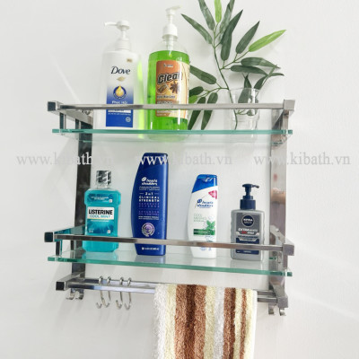 Kệ Kibath 2 Tầng Phòng Tắm Tiện Lợi