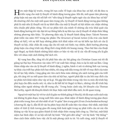 Sách - Lý Thuyết Về Hành Động Tương Giao - Theorie Des Kommunikativen Handelns - Bìa Cứng