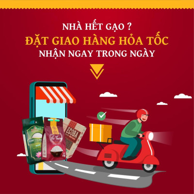 Gạo Nhật Sushi Lotus Rice 5kg - Chuẩn nhà hàng Nhật