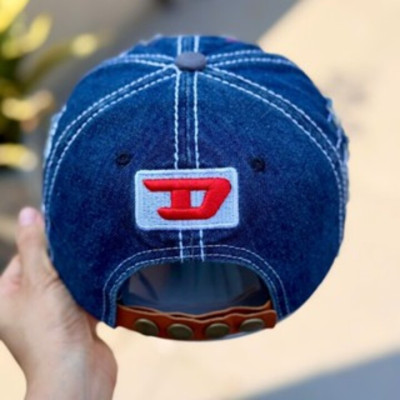 Nón kết, mũ lưỡi trai Diesel vải jeans form chuẩn siêu đẹp (Ảnh thật)