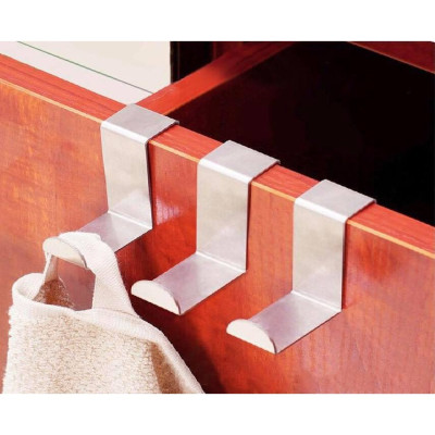 Móc Treo Đồ Sau Cánh Cửa, Tủ Chữ Z Chất Liệu Inox Dễ Dàng Thay Đổi Vị Trí (1 Cái)