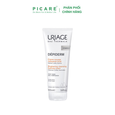 Sữa Rửa Mặt Làm Sạch Và Thanh Khiết Làn Da Uriage Depiderm Mousse Nettoyante Éclaircissante 100ml