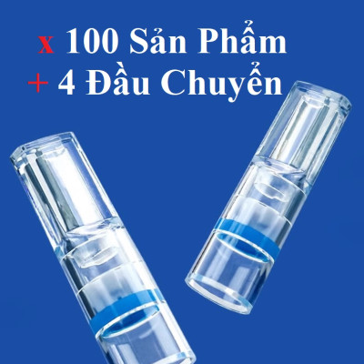 Hộp 100 đầu lọc thuốc bảo vệ sức khỏe, Kèm 4 ron chuyển loại nhỏ
