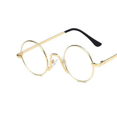 Kính mát thời trang Mắt tròn nhỏ mini phong cách retro