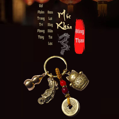 Móc Treo Chìa Khóa Tuổi Sửu Con Trâu Hồ Lô Bầu Mở Nắp Bột Chu Sa Phong Thủy Tết Nguyên Đán 2023 Legaxi