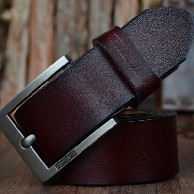 Thắt Lưng Da Bò Chính hãng COWATHER XF004 Nâu