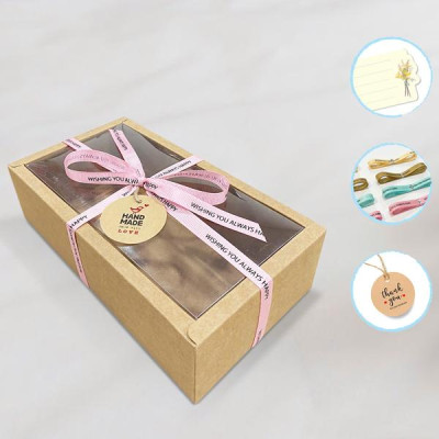 Hộp Quà Kraft Xếp Hình Chữ Nhật - 18 x 9 x 6 cm - Linh Lan
