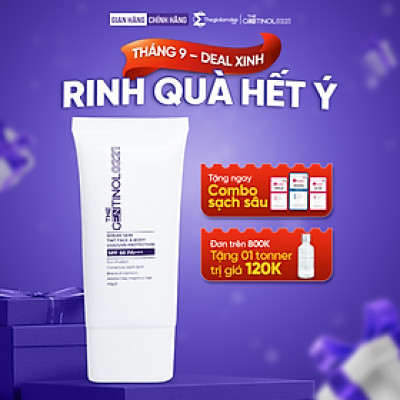 Kem chống nắng The Gentinol 0221 với độ che phủ tia UV 100%, giúp làn da được bảo vệ với 1 màng chắn ngăn ngừa các vết nám