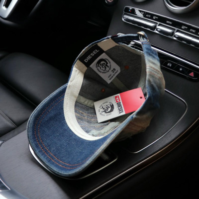 Nón kết, mũ lưỡi trai Diesel phối vải jeans tua form chuẩn thời trang đường phố siêu đẹp (Ảnh thật)