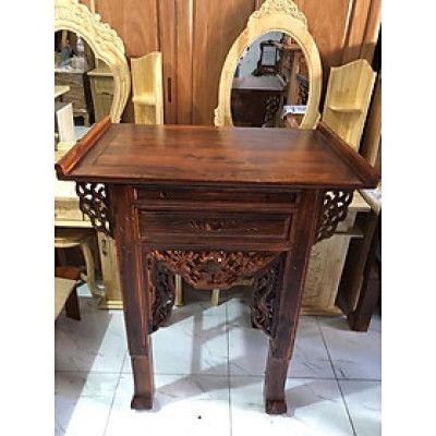 Bàn Cúng & Tủ Thờ Gia Tiên Gỗ Muồng Ngang 88cm