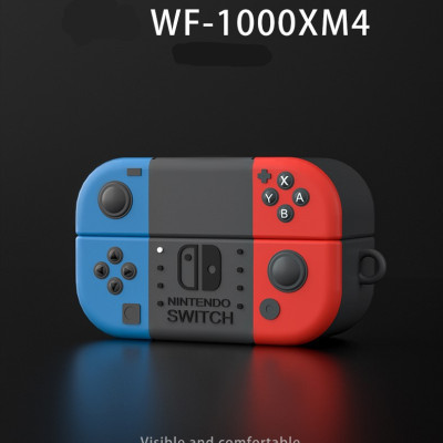 Case Silicon cho Sony WF-1000XM4 Hình Máy Game Switch Kèm Móc Treo_ Hàng Chính Hãng
