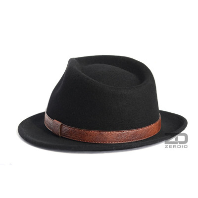 Mũ Phớt Nam Lông Cừu Úc, Nón Fedora Nam Vành Nhỏ Mr Mao Cao Cấp MP041
