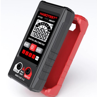 HÀNG NHẬT: Đồng Hồ Vạn Năng Kỹ ThuậtSố Mini Thông Minh HT123 - Điện Áp AC/DC Tự Động