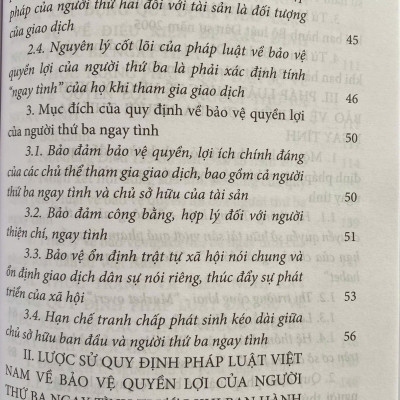 Bảo Vệ Quyền Lợi Của Người Thứ Ba Ngay Tình