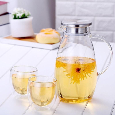 Bình đựng nước uống thủy tinh chịu nhiệt cao cấp lên toái 400 độ C