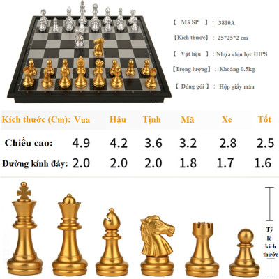 Cờ Vua Nam Châm Cao Cấp 25cm, 32cm, 36cm – Hàng Chính Hãng