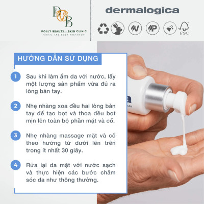 Sữa rửa mặt kết hợp tẩy da chết SKIN RESURFACING CLEANSER của Dermalogica - Dolly Beauty
