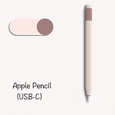Ốp silicon bảo vệ Apple Pencil USB-C kiểu bút chì kim - Hàng Chính Hãng