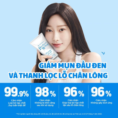 Sữa Rửa Mặt Tạo Bọt Senka Perfect White Clay 120g