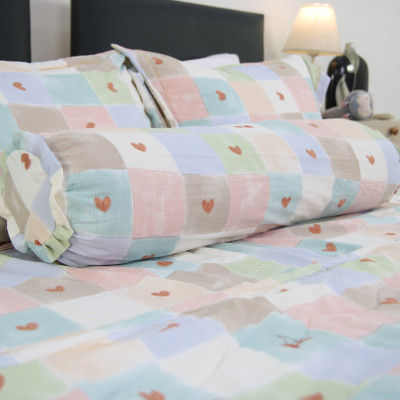 Bộ Ga 4 món Cotton Đũi Tatana mền mịn, thoáng mát 