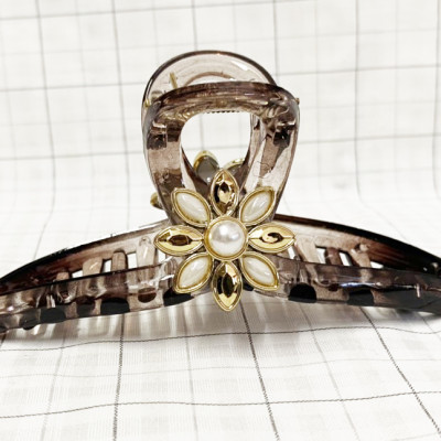 Kẹp tóc dạng dài - kẹp tóc sau dạng dài đính hoa xịn sò phiên bản giới hạn - phụ kiện sang trọng - phụ kiện xinh