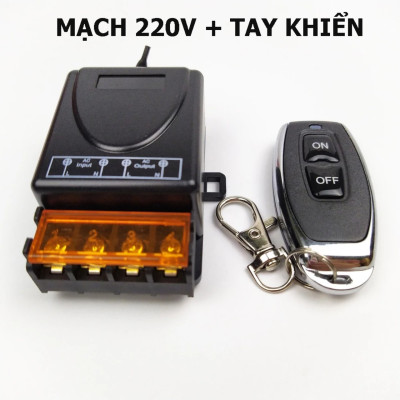 Công Tắc Điều Khiển Từ Xa 220V - 100M 30A: Hiệu Suất Đỉnh Cao với Loại Tốt, Nút Học Lệnh và Công Suất Lớn