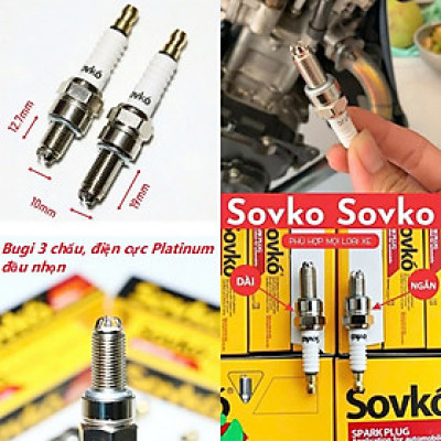 Đèn trợ sáng Bugii 3 Chấu Bạch Kim SOVKO Cao Cấp - Lắp Được Mọi Loạii Xee Maay Hiện Nay, Hiệu Suất Vượt Trội