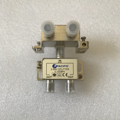 Bộ Chia 2 Pacific Dùng Chia Truyền Hình Cáp, Anten KTS - Hàng Nhập Khẩu