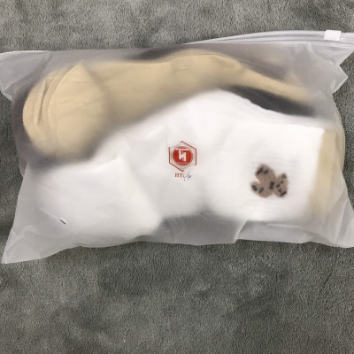 Tất Nữ Cổ Cao, Set 5 Đôi, Tất Cao Cổ Nữ, Hoạ Tiết Gấu, Chất Liệu Cotton Dày Dặn, Phong Cách Hàn Quốc