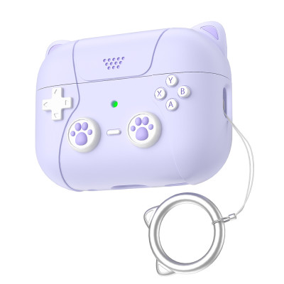 Bao Case Ốp Tay Cầm Game Tai Mèo cho Airpods 4 - Hàng Chính Hãng