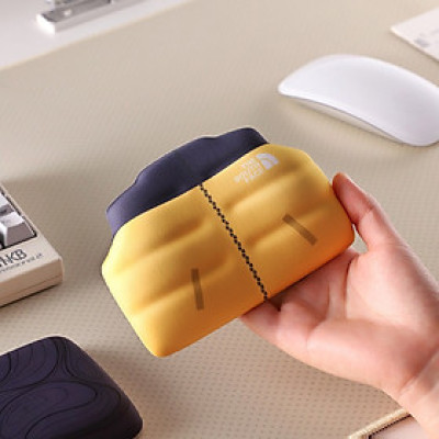 Miếng Lót Chuột Kê Tay Bàn Phím, Đệm Cổ Tay Mousepad 3D Hình Áo Phao_ Hàng Chính Hãng