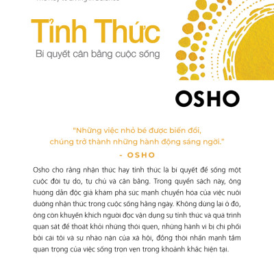 Sách Osho Tỉnh Thức - Awareness - First News